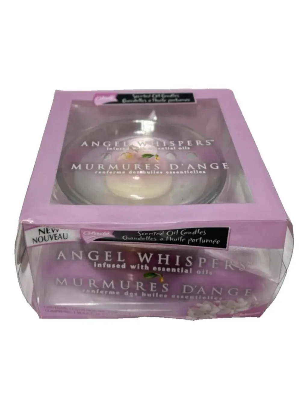 Glade Angel Whispers Scented Oil Candle – Essential Oil Infused, Discontinued